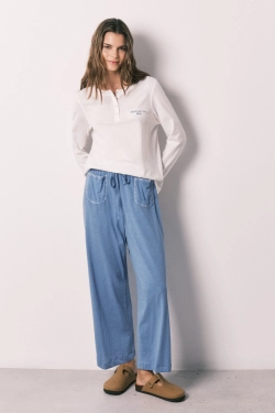 Футболка із довгим рукавом зі 100% бавовни