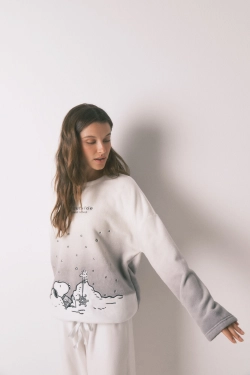 Длинная флисовая пижама Snoopy