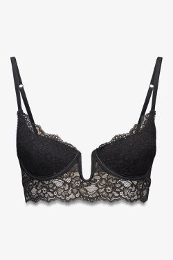 GORGEOUS Бюстгальтер push up з блискучого мережива