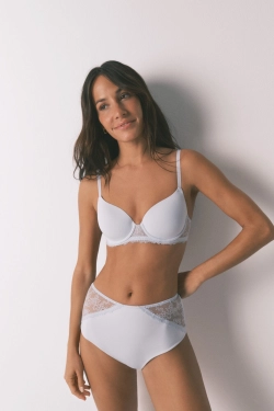 Сині коригувальні трусики з високою талією