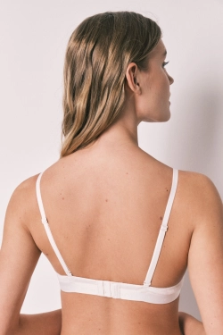 GORGEOUS Бавовняний бюстгальтер push-up у рубчик