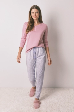 Футболка с длинным рукавом из хлопкового трикотажа