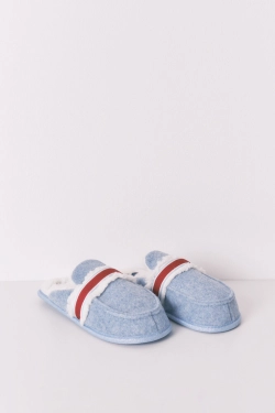 Сині домашні капці-мокасини Mickey Mouse