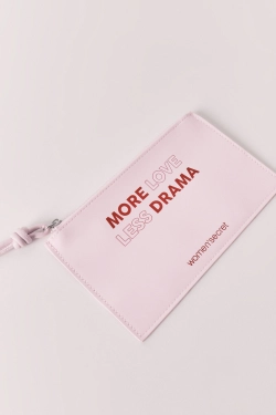 Рожевий лакований міні-гаманець