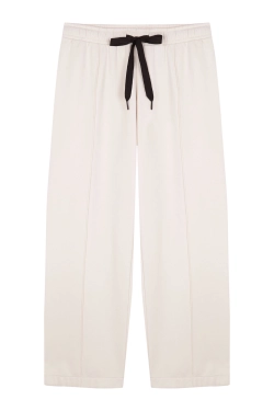 Довгі білі тонкі флісові штани