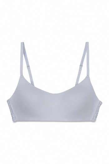 Бюстгальтер-топ із модалу та мережива з ущільнювачем