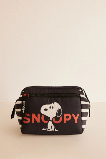 Косметичка середня Snoopy в смужку