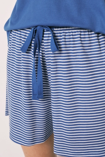 Короткая пижама Snoopy синего цвета