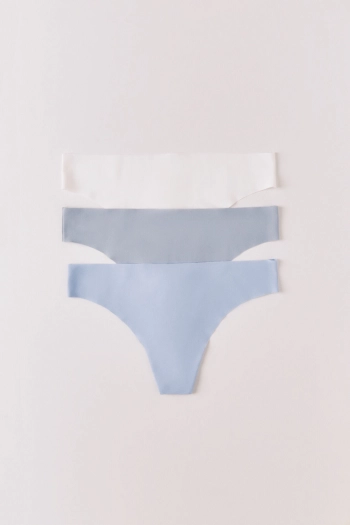 Набір із 3 трусиків-танга з мікрофібри