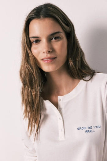 Футболка із довгим рукавом зі 100% бавовни