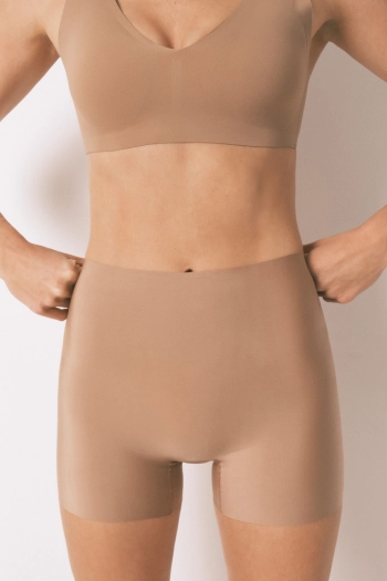 Коричневые шортики clean cut