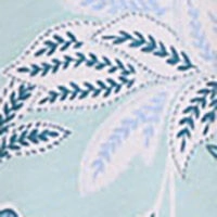 Піжама-капрі з квітковим принтом з бавовни