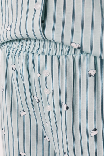 Піжама сорочкового типу Snoopy з бавовни