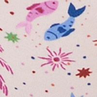 Белые трусики-стринги с принтом Clean cut