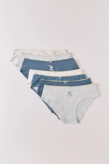 Набор из 7 трусиков-кюлотов из хлопка с принтом Snoopy