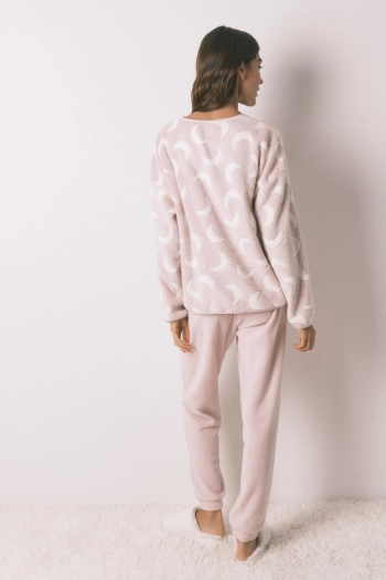 Длинная пижама из пушистого флиса