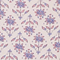 Нічна сорочка міді з геометричним візерунком з бавовни