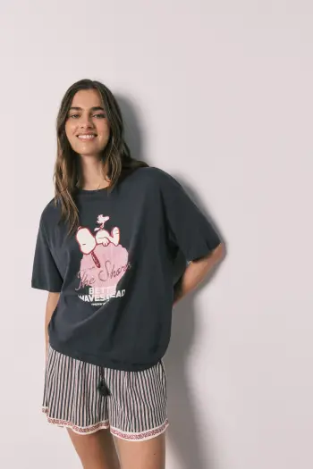 Коротка бавовняна піжама Snoopy
