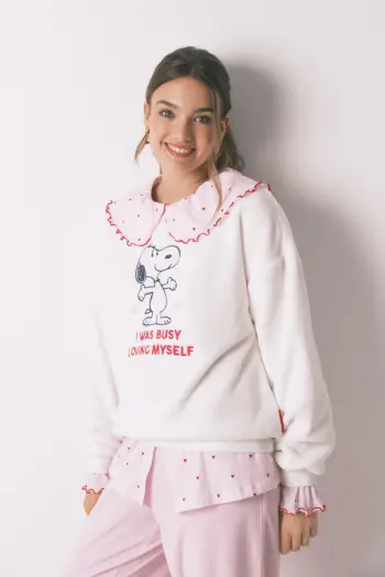 Довга флісова піжама Snoopy