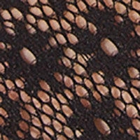 Класичні чорні трусики з квітковим мереживом