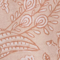 Класична піжама з бавовни з помаранчевим принтом