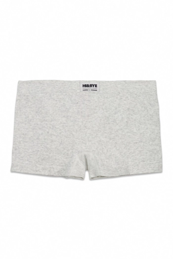 Бесшовные трусы-боксеры серого цвета