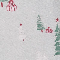 Довгі штани з м'якої тканини з новорічним принтом