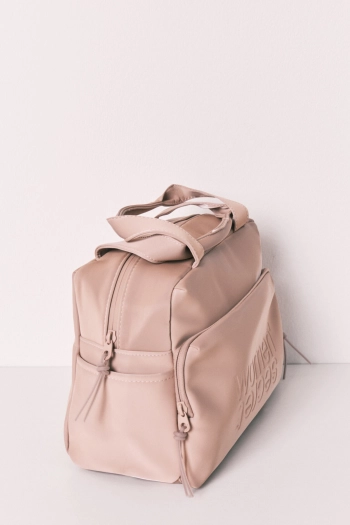 Коричнева велика дорожня косметичка