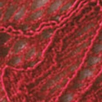 Червоні класичні трусики з блискучого мережива