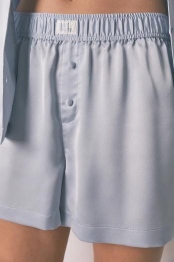 Классическая сатиновая пижама с шортами