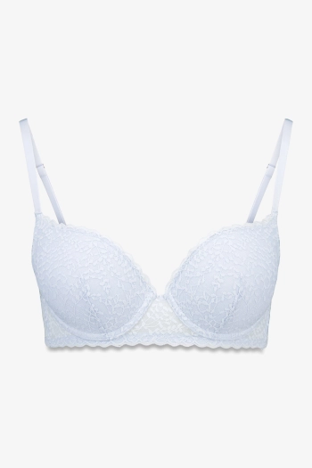 GORGEOUS Блакитний мереживний бюстгальтер пуш-ап