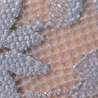 Блакитні мереживні стрінги з люрексом