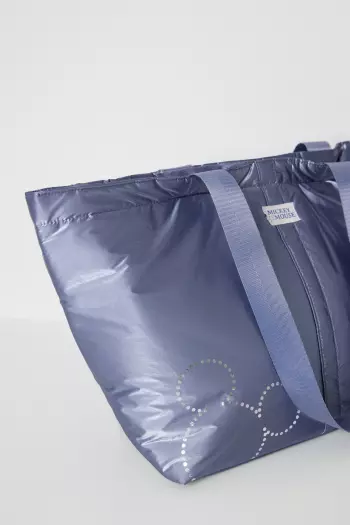 Велика синя нейлонова сумка