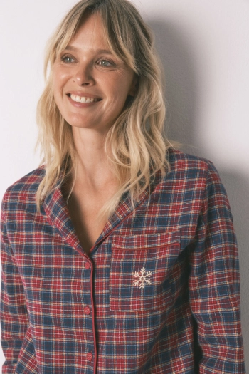 Піжама в клітинку зі 100% бавовни