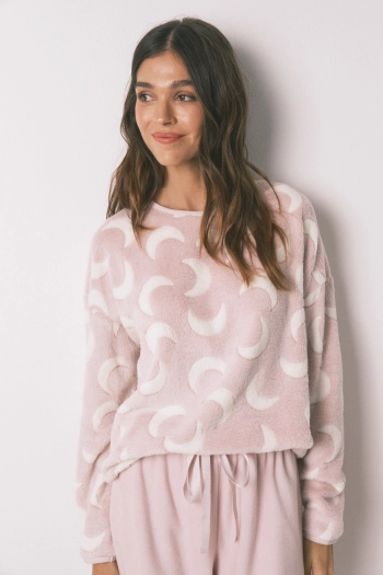 Длинная пижама из пушистого флиса