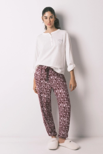 Біла футболка з довгим рукавом зі 100% бавовни