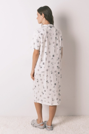 Хлопковая ночная сорочка «Snoopy»