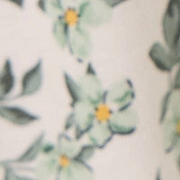 Длинная классическая пижама из хлопка с цветочным принтом