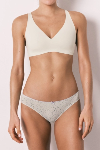 Набір із 7 класичних бавовняних трусиків із квітковим принтом