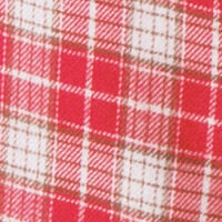 Коротка нічна сорочка з картатим принтом Snoopy