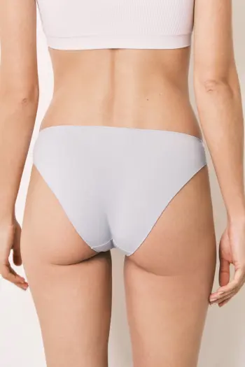 Набір із 3 класичних бавовняних трусиків з квітковим мереживом