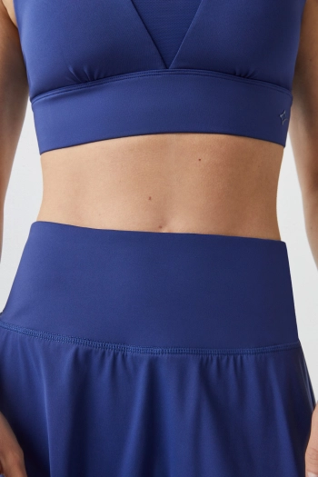 Синя спідниця з вшитими шортами для тенісу (розмір L)