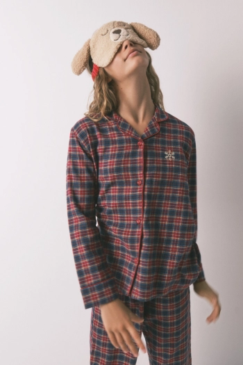 Детская пижама в клетку 100% хлопок