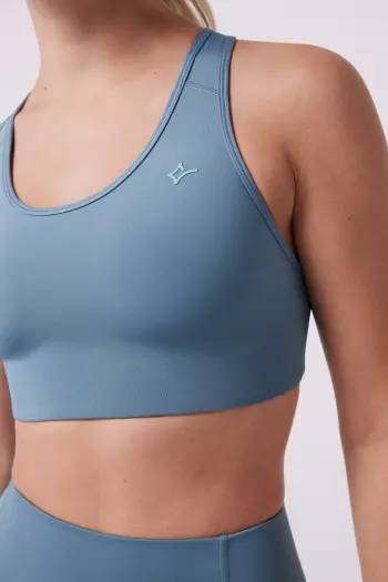 Бирюзовый спортивный бюстгальтер 4D Stretch
