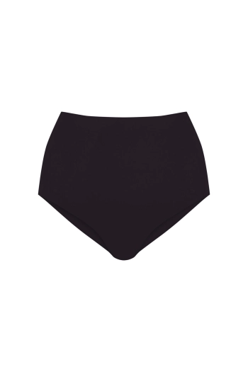 Черные корректирующие трусики с высокой посадкой и эффектом push-up