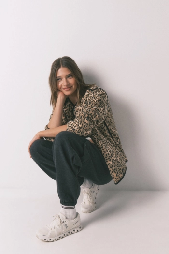 Довгі штани Carrot з тонкого сірого флісу