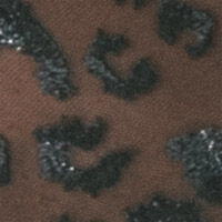 Классические черные трусики из тюля с металлическими люверсами