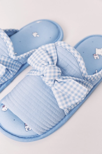 Домашні капці Hello Kitty з бантиком