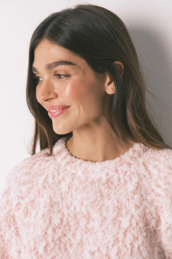 Рожева піжама з м'якого флісу