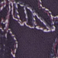 NATURAL Синій бюстгальтер з трикутними чашками з вишивкою